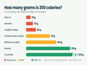 calories to grams