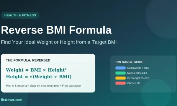 reverse bmi formula