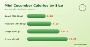 how many calories in a mini cucumber