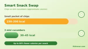 how many calories in a mini cucumber