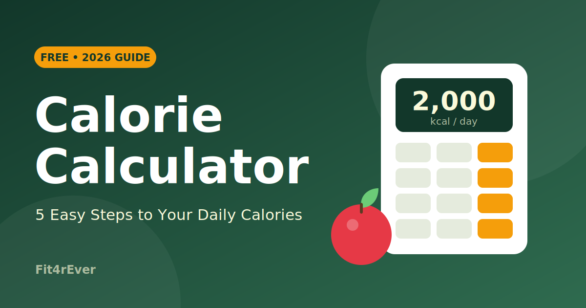 Calorie Calculator: 5 Easy Steps to Your Daily Calories