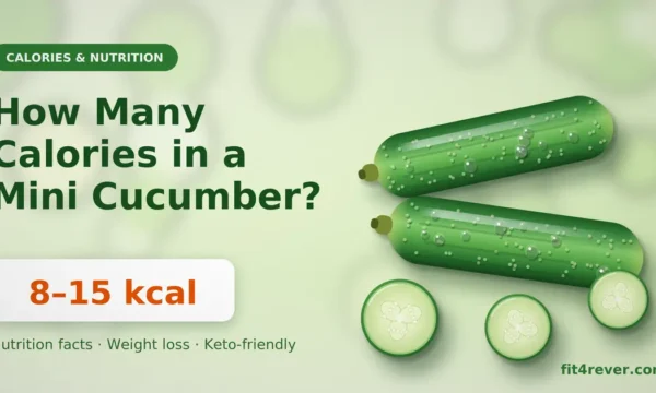 how many calories in a mini cucumber