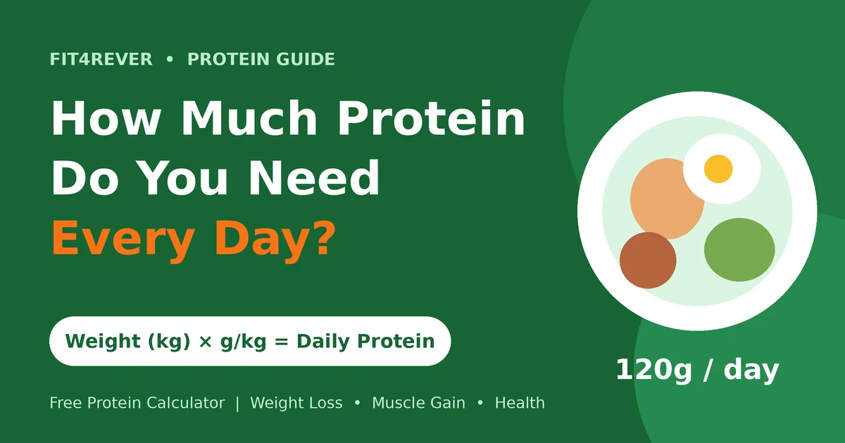 Protein Calculator: Find Out How Much Protein You Need Per Day
