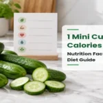 1 mini cucumber calories