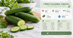 1 mini cucumber calories